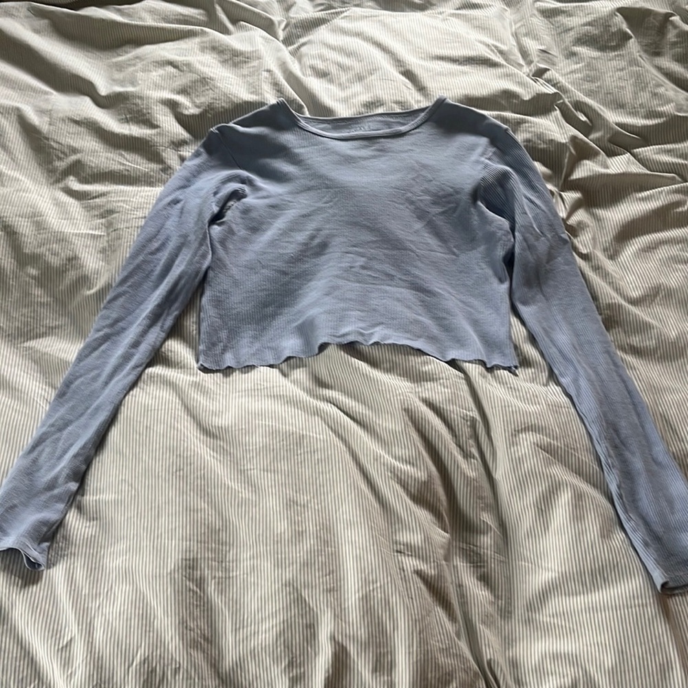 Blue rubbed j. Galt long sleeve